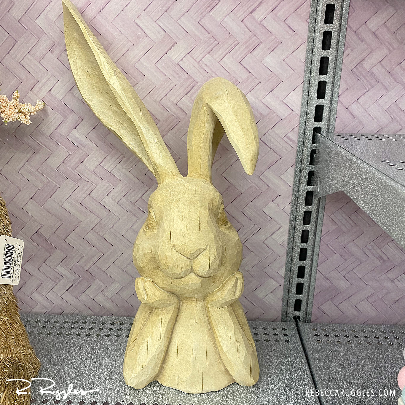 The original bunny statue I bought at Michael's Carfts Store