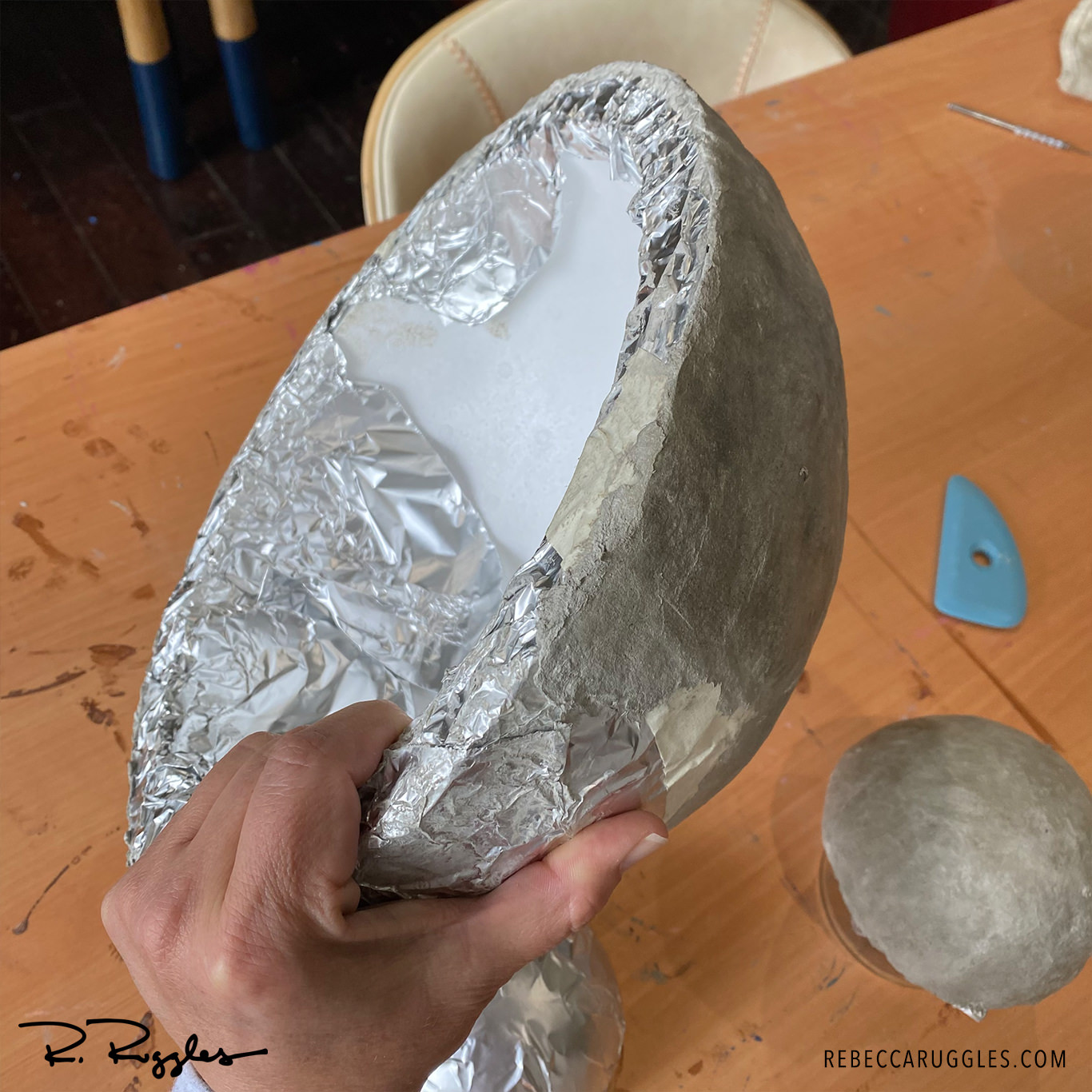 Concrete Paper Clay with Forms