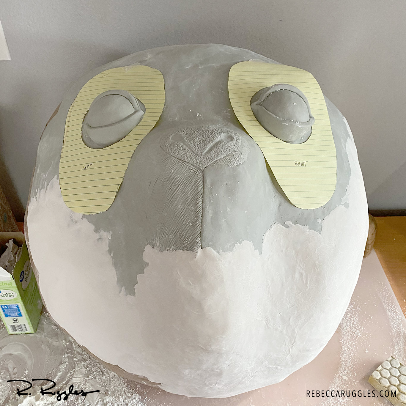 Silky Smooth Paper Clay on Giant Panda Test